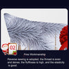 Christmas  Peach Skin Sofa Pillowcase Cartoon Living Room Bedroom Pillowcase Without Pillow Core(Snowman 4)