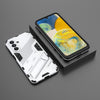 For Samsung Galaxy A26 5G Punk Armor 2 in 1 PC + TPU Shockproof Phone Case with Invisible Holder(White)