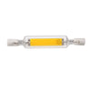 R7S 5W COB LED Lamp Bulb Glass Tube for Replace Halogen Light Spot Light,Lamp Length: 78mm, AC:220v(Cool White)