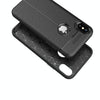 For iPhone X / XS Litchi Texture TPU Protective Back Cover Case (Black)