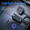 YQ3 66W Super Fast Charging 5 Port Rear Seat Extended Car Charger