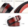 Dandali L8024 Men Casual Antique Pin Buckle Leather Belt Waistband, Length: 110-125cm(Brown)