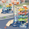 Children Electrical Lift Stereo Parking Lot Building Car Toys, Specification: 3 Story With 3 Cars