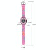 JNEW A86628 Student Cartoon 3D Butterfly Multi-Function Waterproof LED Sports Electronic Watch(Light Purple)