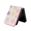 For Samsung Galaxy Z Flip5 Printed Double Buckle RFID Anti-theft Phone Case(Blossoming Flowers)