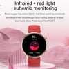 HK39 1.1 inch Smart Silicone Strap Watch Supports Bluetooth Call/Blood Oxygen Monitoring(Black)