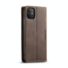 CaseMe-013 Multifunctional Horizontal Flip Leather Case with Card Slot & Holder & Wallet for iPhone 11(coffee)