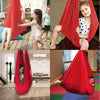 Kids Elastic Hammock Indoor Outdoor Swing, Size: 1.5x2.8m (Red)
