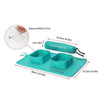 Portable Silicone Pet Bowl - Foldable, Non-Slip, Grey - 600ml