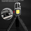 E-SMARTER W5138 Mini Bright Light Portable Flashlight, Specification: Black+Bracket