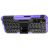 For Samsung Galaxy A14 5G Tire Texture TPU + PC Phone Case with Holder(Purple)