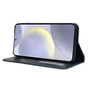 For Samsung Galaxy S24 FE 5G Magnetic Buckle Retro Texture Leather Phone Case(Blue)