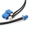 Fakra C Male to 2x Female Y Splitter Cable 50cm RG174