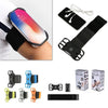 Four Claws Wide Removable Swivel Arm Wrist Strap Cell Phone Bag Sports Arm Bag For 4.5-7 inch Phone(Blue)