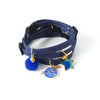 Cowboy Cat Dog Collar with Bell, Denim, S 16-32cm