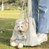 Canvas Pet Carrier Bag, Grey, Small Dog/Cat, 6kg, Travel