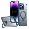 For iPhone 14 Pro Wing Series Gen2 MagSafe Metal Ring Holder Phone Case(Blue)