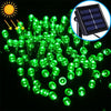 200 LEDs Outdoor Waterproof Christmas Festival Decoration Solar Lamp String, Length: 22m(Green)