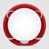 Car Steering Wheel Cartoon Short Fluff Handle Cover, Size: 38cm(Red D Shape)