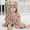 Baby Animal Shape Hooded Cape Bath Towel, Size:10075cm(Yellow Lion)