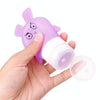 Multi-purpose Outdoor Travel Portable Bottle Squeeze Bottle Silicone Little Empty Bottle, Capacity:75ml(Purple)