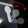 Central Control Screen Hidden Magnetic Car Phone Holder (Silver)