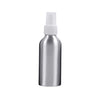 Refillable Glass Fine Mist Atomizers Aluminum Bottle, 100ml(White)