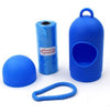 10x Portable Dog Poop Bag Dispensers & Biodegradable Bags (Blue)