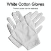 12 Pairs Pure Cotton Working Gloves, Thin Section