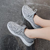 Ladies Spring Breathable Shoes Casual Shoes Sneakers, Size: 38(Gray)