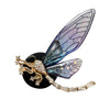 3pcs/set Metal Butterfly Dragonfly Bee Car Air Vent Aromatherapy Decorative Clip(Green)
