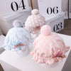 MZ9827 Crown Newborn Cotton Hat Cartoon Baby Basin Hat Princess Hat, Size: Cap Circumference Around 42-46cm(Light Blue)