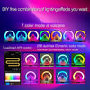 Flame Mountain Ambient Light Wireless Charger Smart Alarm Clock Bluetooth Speaker with Wake-up Function(Black)