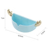 Cartoon Animal Cute Deer Soap Holder Seamless Wall-Mounted Bathroom Storage Box(Blue)