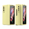 For Samsung Galaxy Z Fold3 5G 360 Full Body Hinge Flip Phone Case(Yellow)