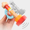 2 PCS Children Educational Early Education Wooden Horn Whistle Music Toy