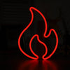 NHD-HY-01 USB Neon LED Flame Shape Party Decorative Lights(Red)
