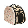 Foldable EVA Pet Backpack, Champagne, Small Cats/Dogs, 42x26x35cm