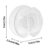 Multi-functional Data Cable Organizer Hole-free Plug Fixer Small Objects Hanger(Transparent)