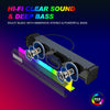 HXSJ Q9 RGB Luminous Computer Speaker Bar