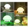 Silicone Colorful Mushroom Night Light Bedside Sleeping Table Lamp, Power source: 0.8W(Obedient Mushroom)