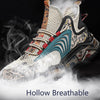 1927A Summer Hollow Flying Knit Breathable Sports Shoes Men Casual Shoes, Size: 40(Beige)