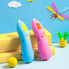 Infrared Sensing Low-temperature 3D Printing Pen Children DIY Graffiti Painting Pen(1000 mAh-Blue)