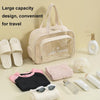 Waterproof Swimming Beach Bag Toiletries and Cosmetics Bag, Color: Pink with Shoe Warehouse