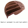 Women Mid-point Mid-length Wig Chemical Fiber Headgear, Colour: Photo Color