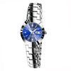 FNGEEN 5808 Women Fashion Steel Strap Quartz Watch Couple Watch(Stainless Steel Blue Surface)