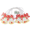 1.5m Painted Christmas Bell LED Holiday String Light, 10 LEDs 2 x AA Batteries Box Powered Warm Fairy Decorative Lamp for Christmas, Party, Bedroom(Warm White)
