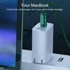 WK WDC-194 Pioneer Series 2 in 1 65W USB-C/Type-C to USB-C/Type-C+8 Pin Fast Charging Data Cable, Length: 1m(Green)