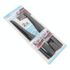 1 Pair Car Solid Color Silicone Bumper Strip, Style: Long (Black)