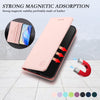 For Samsung Galaxy S24 Ultra 5G RC01 Dual-Folded Magnetic Suction RFID Leather Phone Case(Pink)
